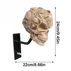 SkullRack Wandhouder voor Motorhelm en Jas