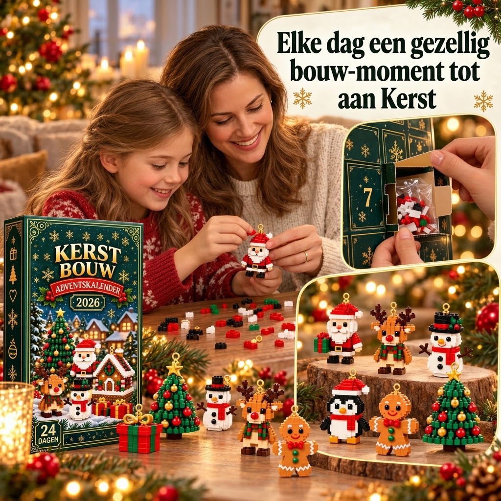 Christmas Build adventskalender met bouwbare kerstfiguren