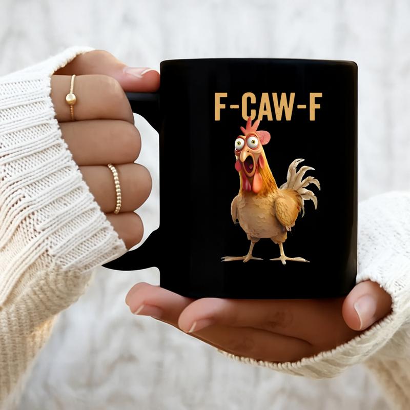 F-Caw-F grappige kippenmok