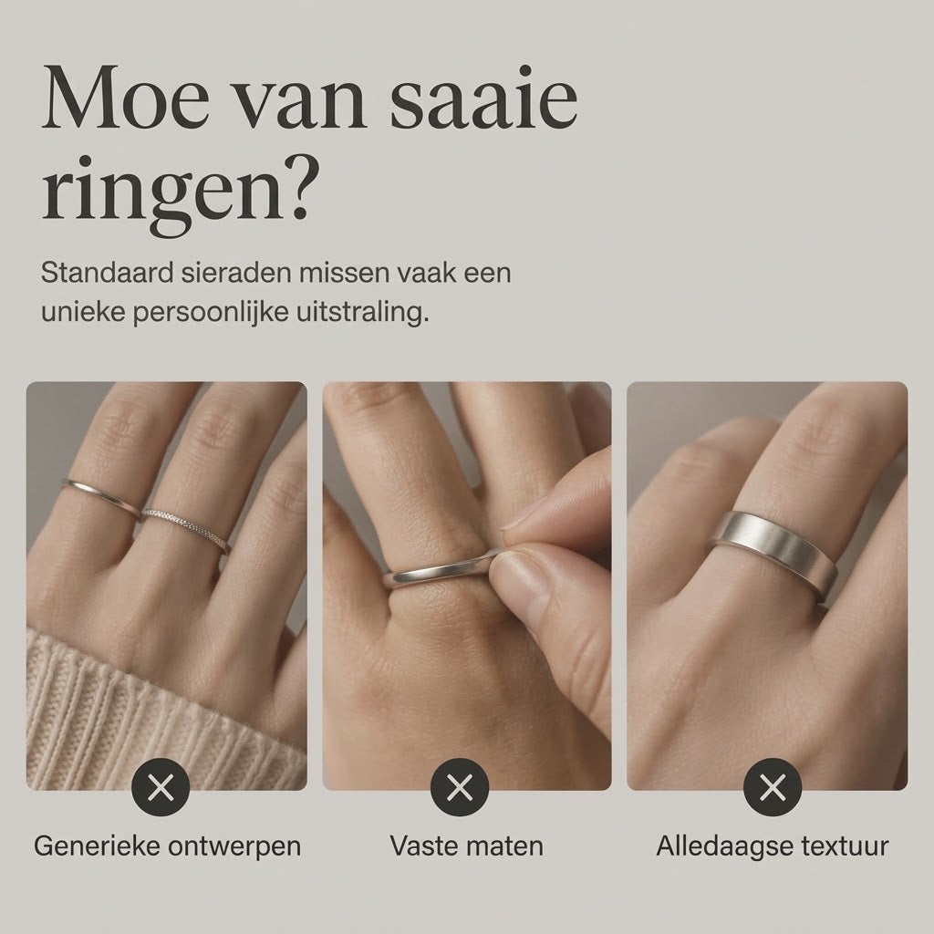 Verstelbare nagelringen set van 4