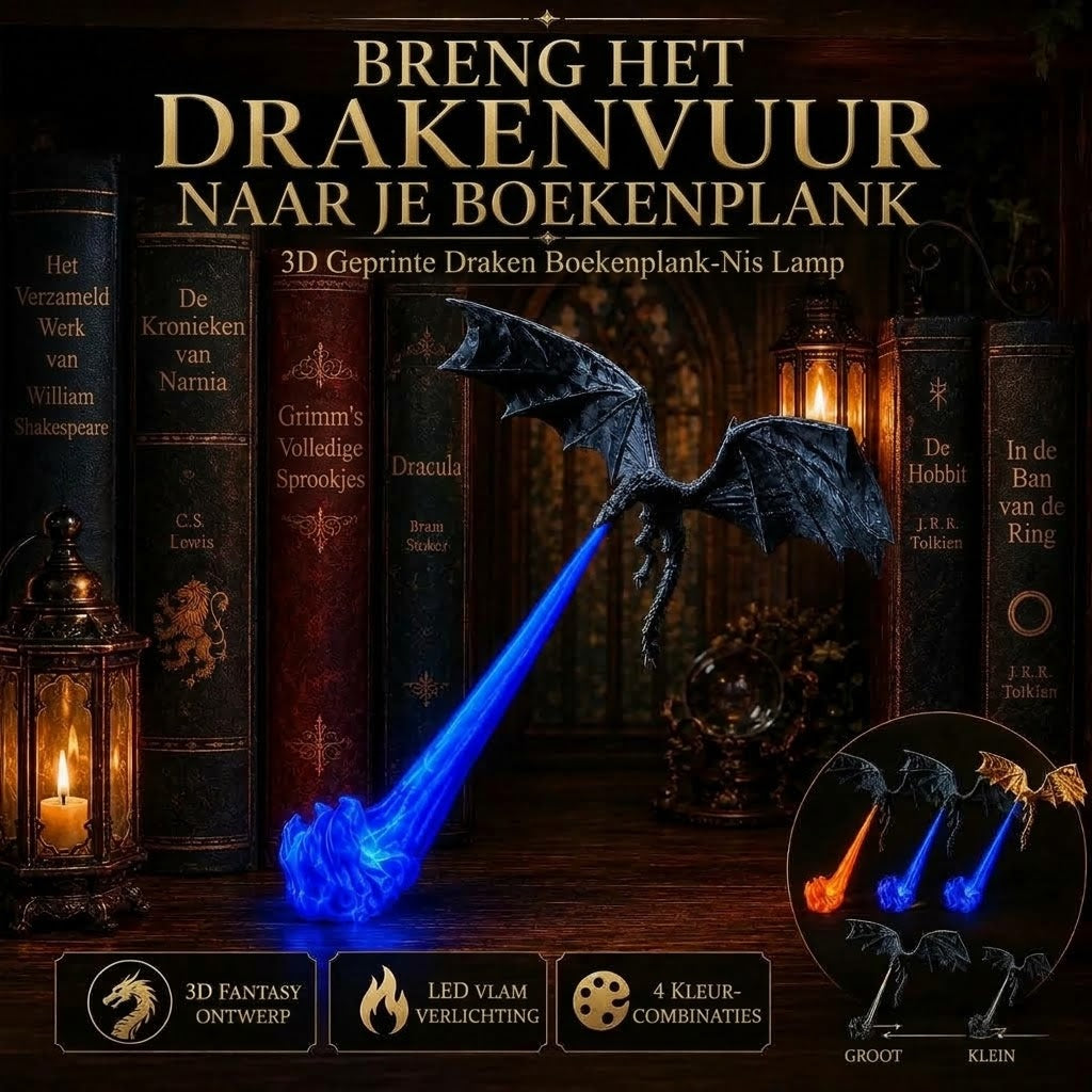 DrakMagi sfeerlamp voor fantasy liefhebbers