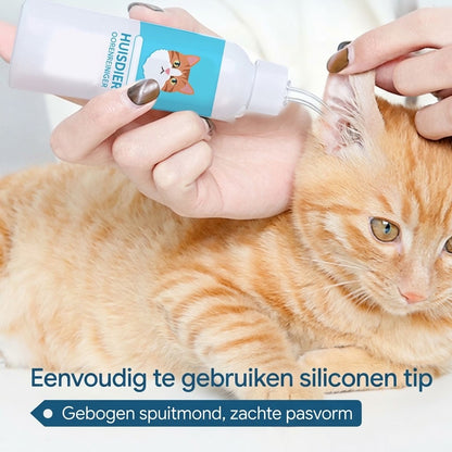 Oorreinigingsdruppels voor honden en katten