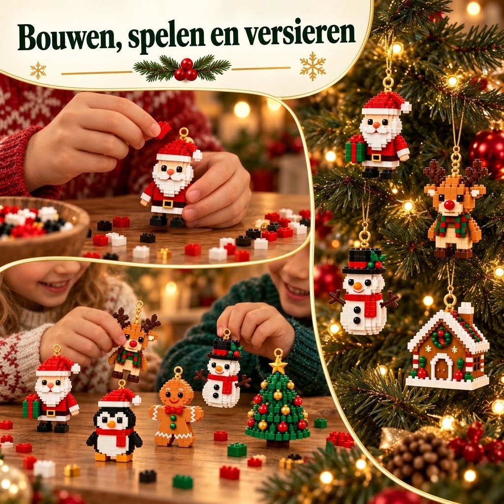 Christmas Build adventskalender met bouwbare kerstfiguren