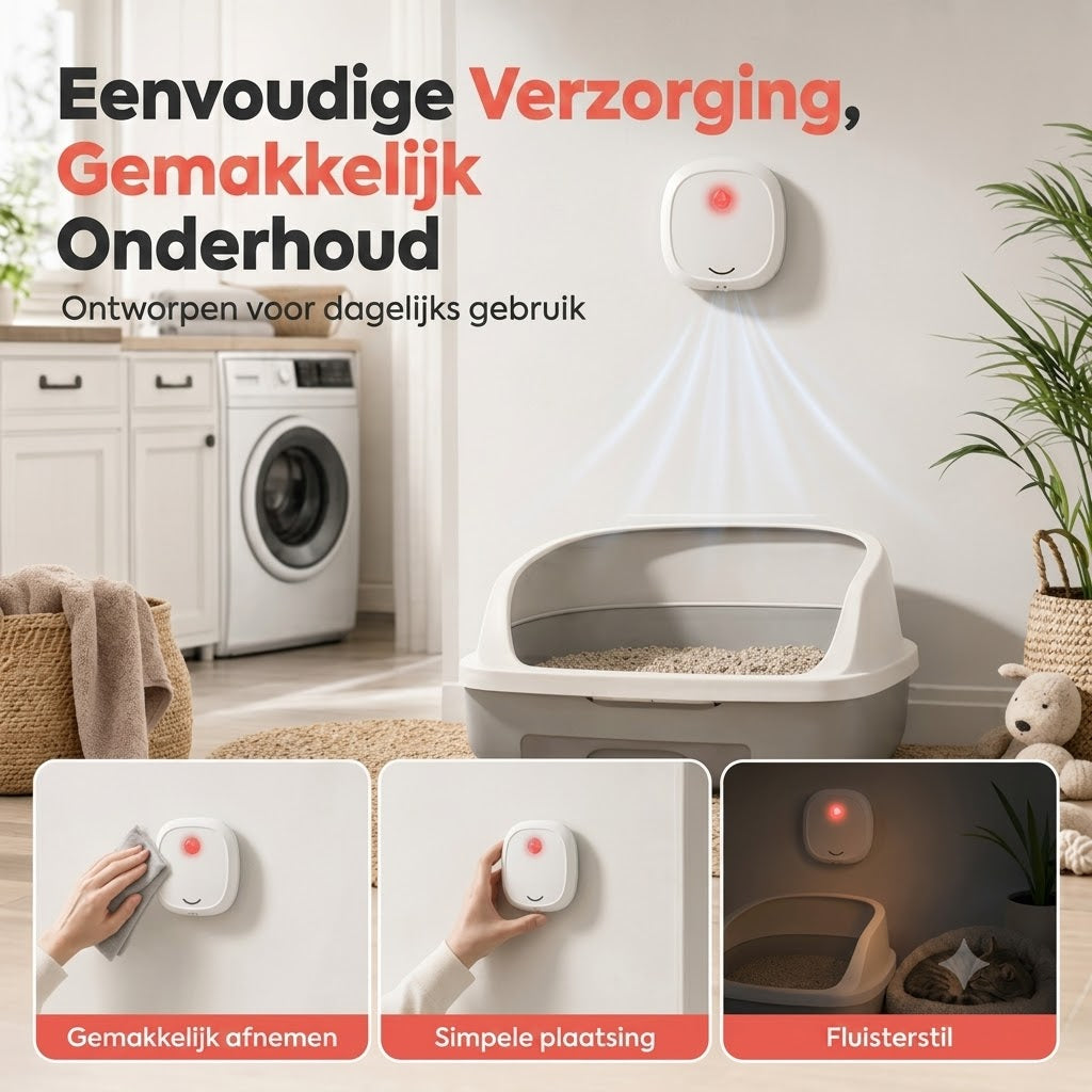 Stille Geurverwijderaar voor Huisdiergeuren