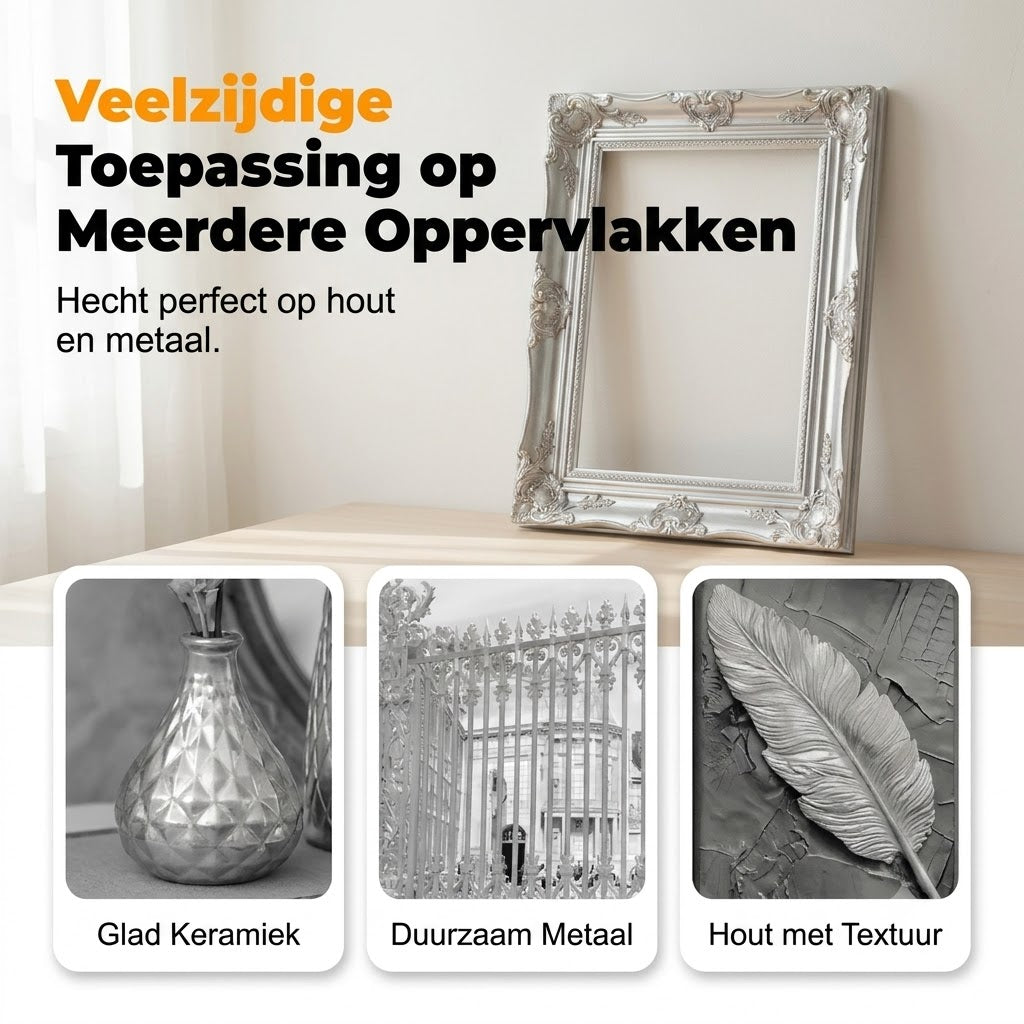 Metallic Zilververf voor Doe het Zelfprojecten