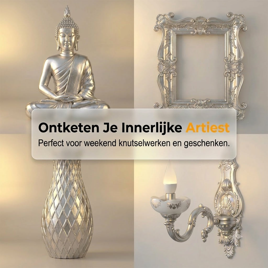 Metallic Zilververf voor Doe het Zelfprojecten