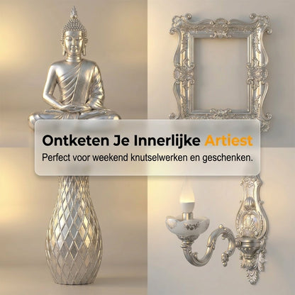 Metallic Zilververf voor Doe het Zelfprojecten