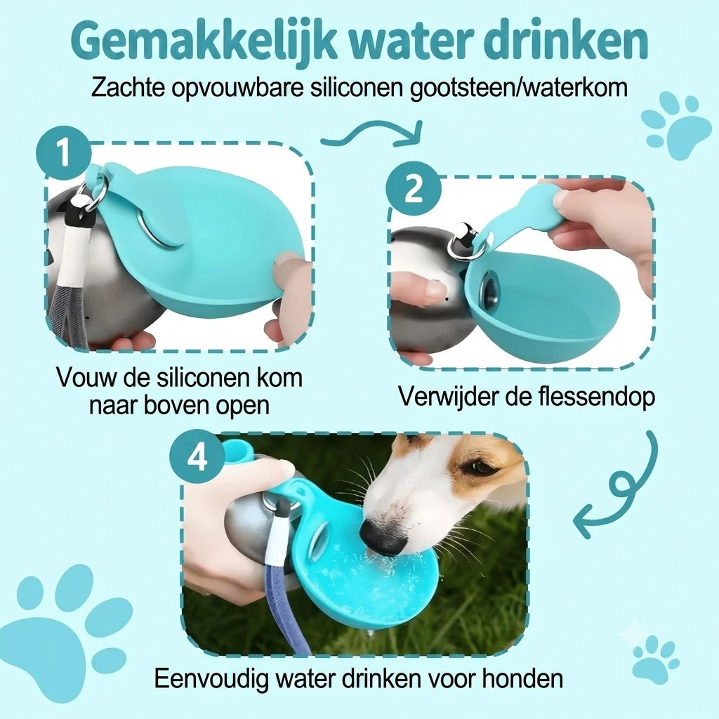 Lekvrije Drinkbeker voor Huisdieren