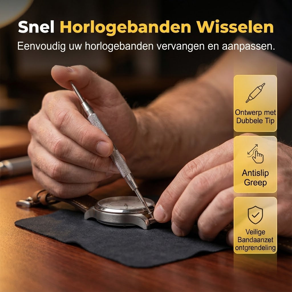 Horlogereparatieset voor band en batterij vervangen