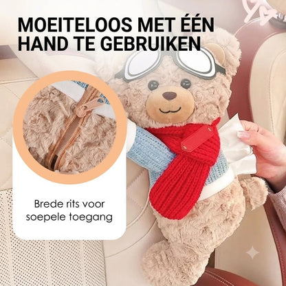 Pluche Beren Tissuehouder voor Auto
