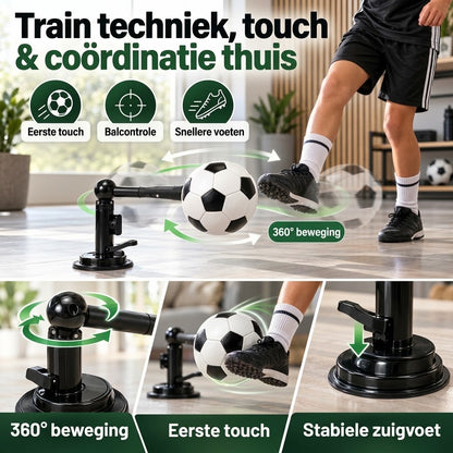 SoloKick 360 graden indoor voetbaltrainer voor balcontrole en coördinatie