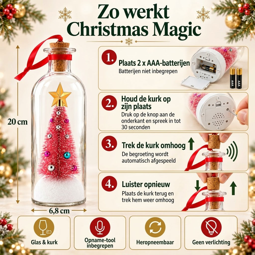 Christmas Magic blijvende kerstgroet