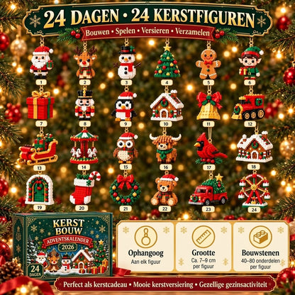 Christmas Build adventskalender met bouwbare kerstfiguren