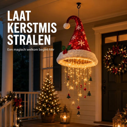LED kerstmuts kroonluchter voor kerstdecoratie