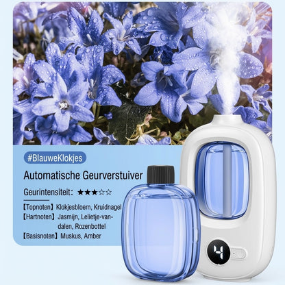 Automatische aromadiffuser voor frisse ruimtes