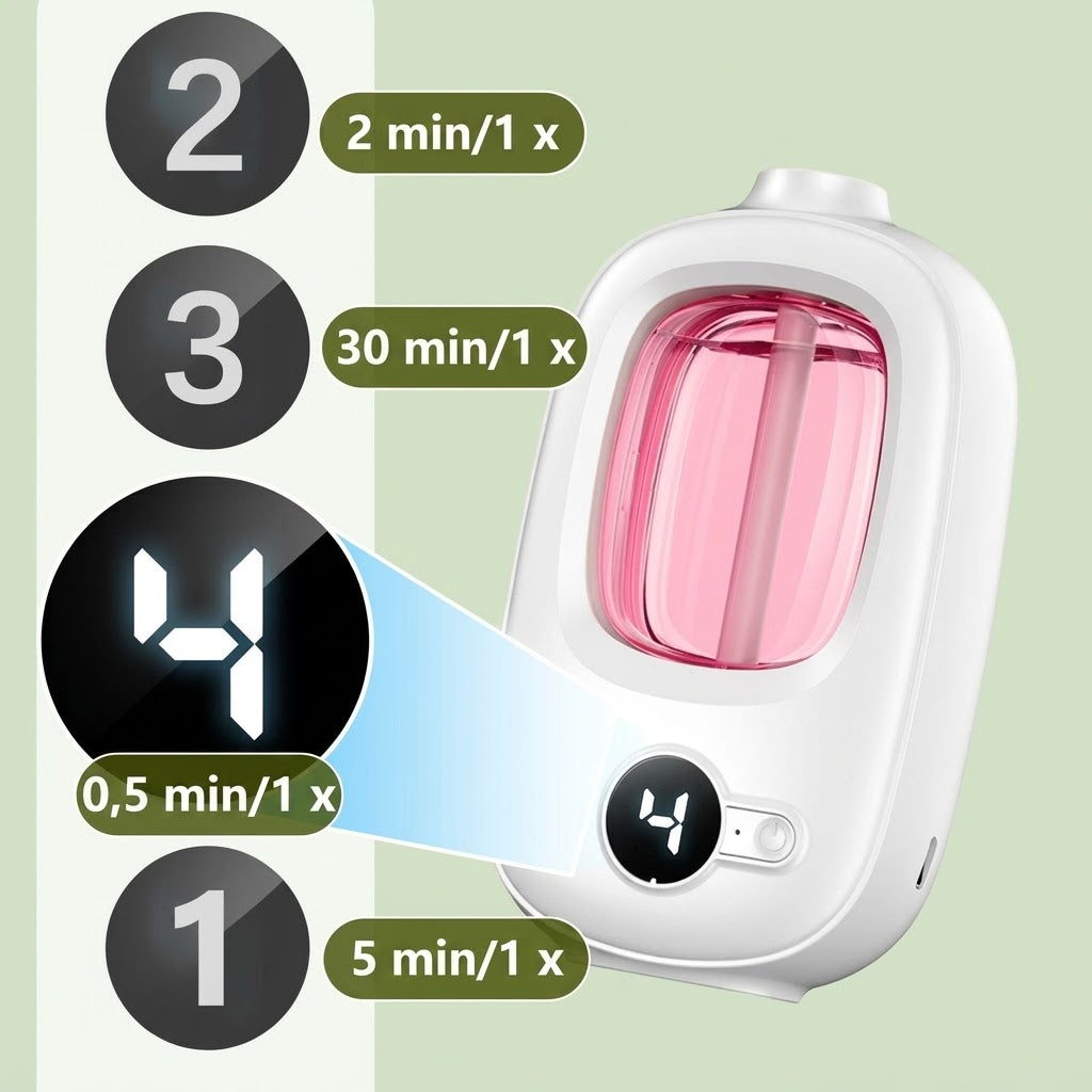 Automatische aromadiffuser voor frisse ruimtes