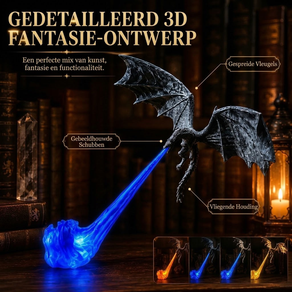 DrakMagi sfeerlamp voor fantasy liefhebbers