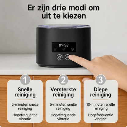 Oplaadbare ultrasoon reiniger voor bitjes en retainers