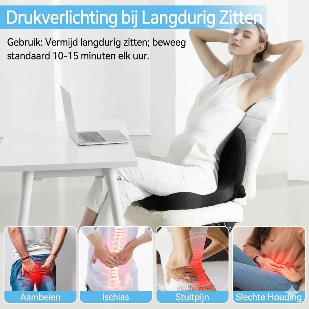 Antislip zitting van traagschuim