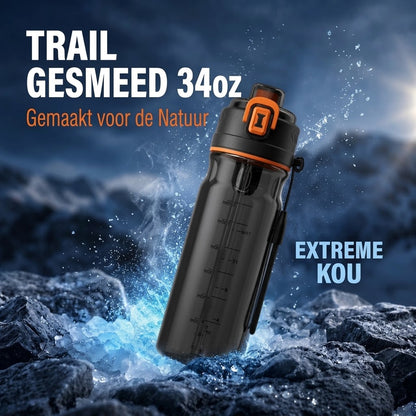 Outdoor Sports Water Bottle with Spray Mist