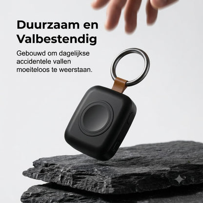 Compacte Magnetische Smartwatch Powerbank van 1200mAh met Sleutelhanger