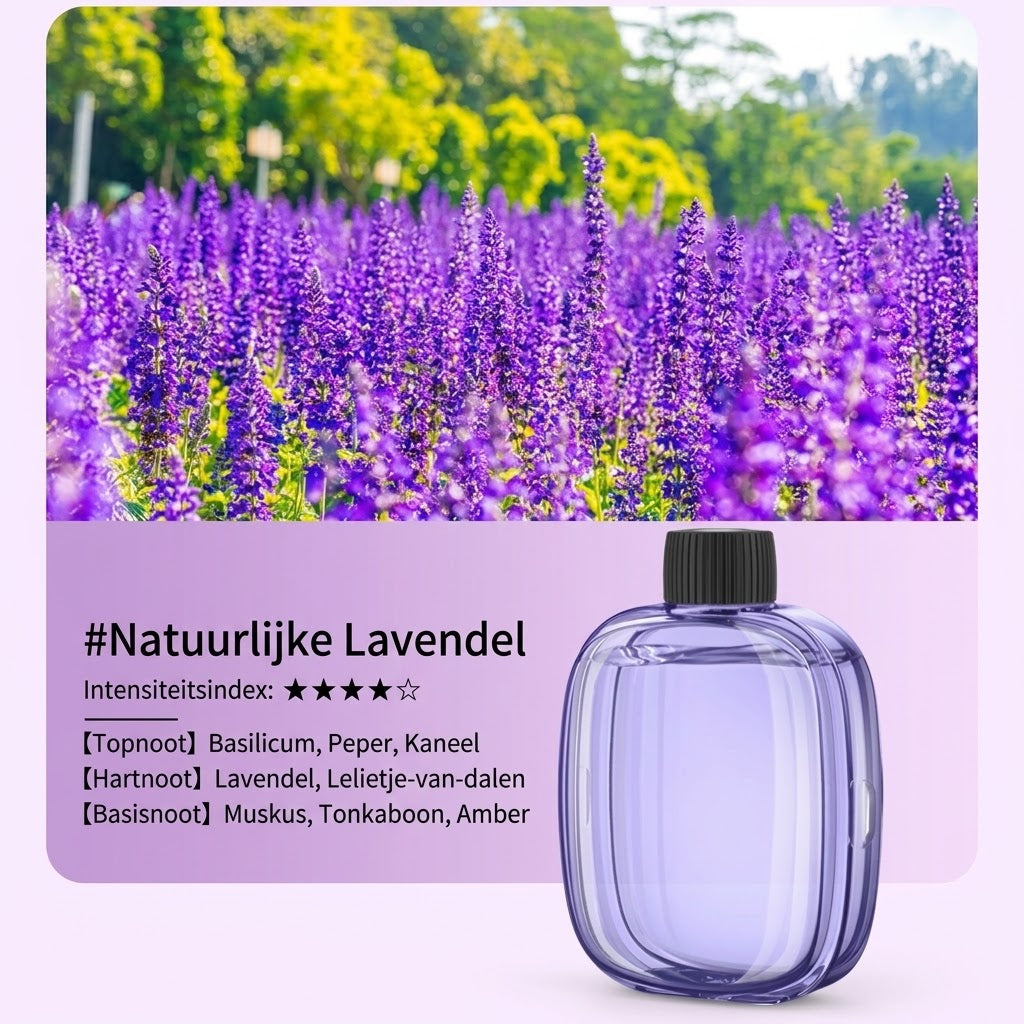 Automatische aromadiffuser voor frisse ruimtes