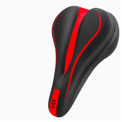 Elastische siliconen fietszadelhoes met zachte voering