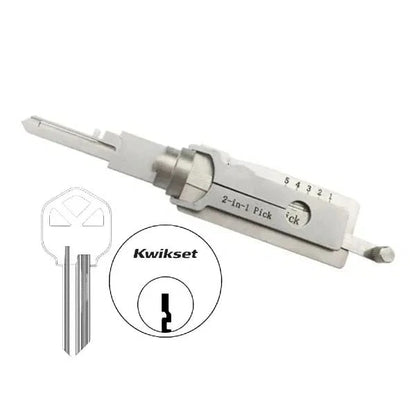 Roestvrijstalen lockpick en sleuteldecoder