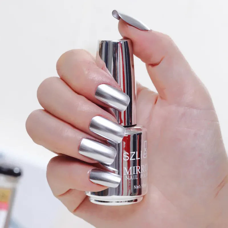 Metallic spiegel nagellak op waterbasis