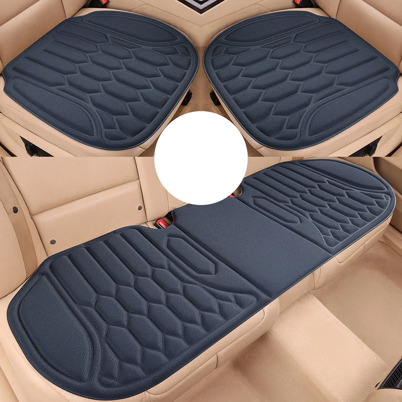 Ademend autostoelkussen met antislip en demping
