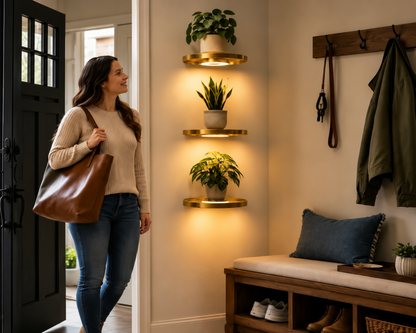 Verlichte Wandplank