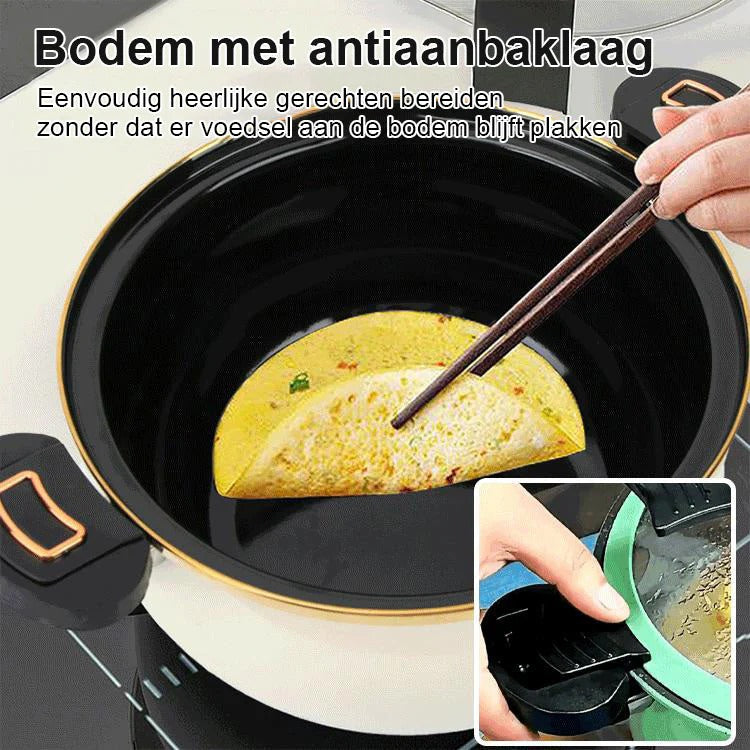 Geëmailleerde Magnetron Snelkookpan van 7 Liter