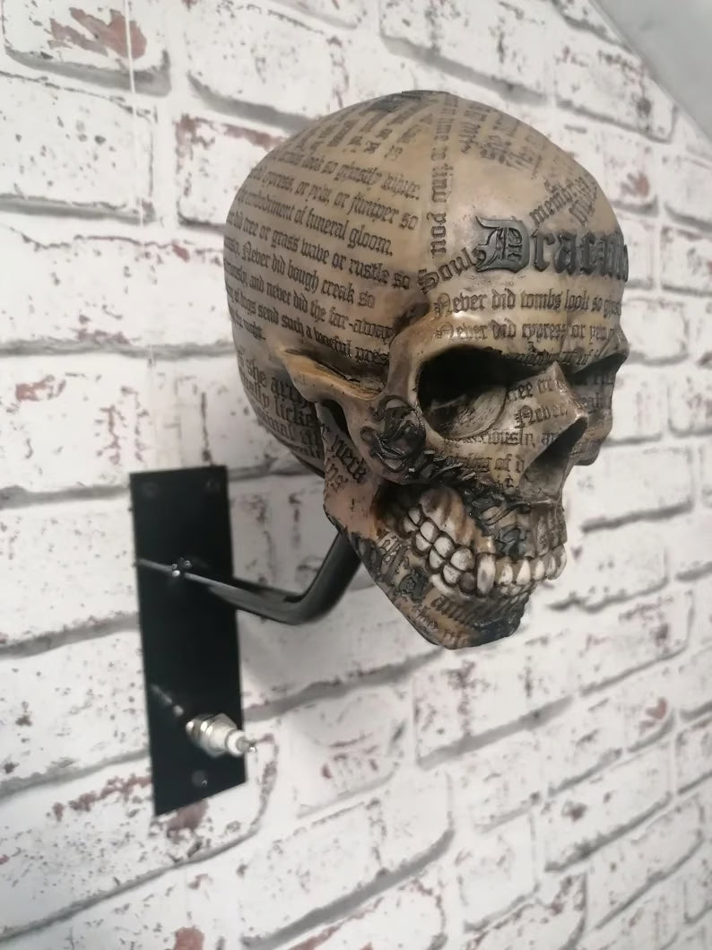 SkullRack Wandhouder voor Motorhelm en Jas