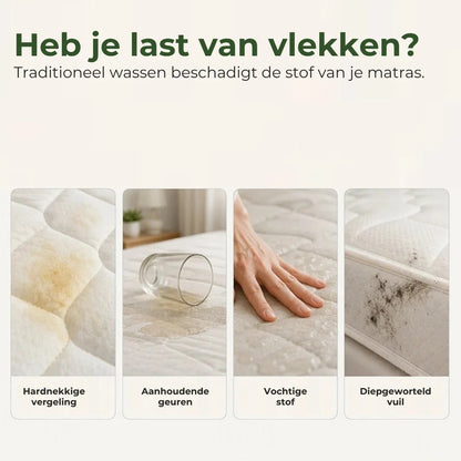 Droogschuim vlekverwijderaar voor matrassen