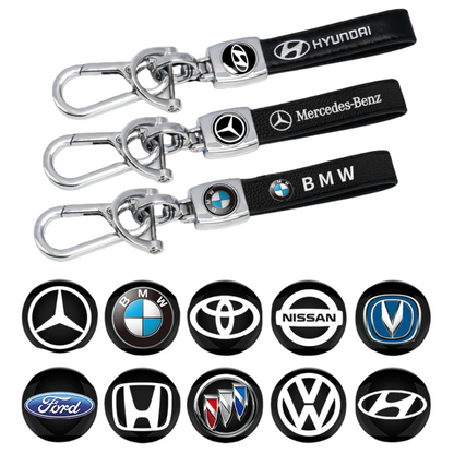 Leren Sleutelhanger