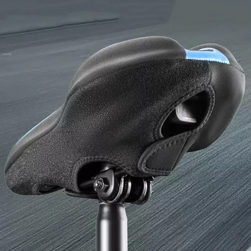 Elastische siliconen fietszadelhoes met zachte voering