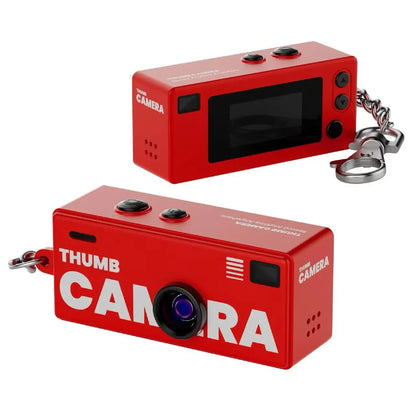Retro mini camera sleutelhanger met 1080p HD opnames