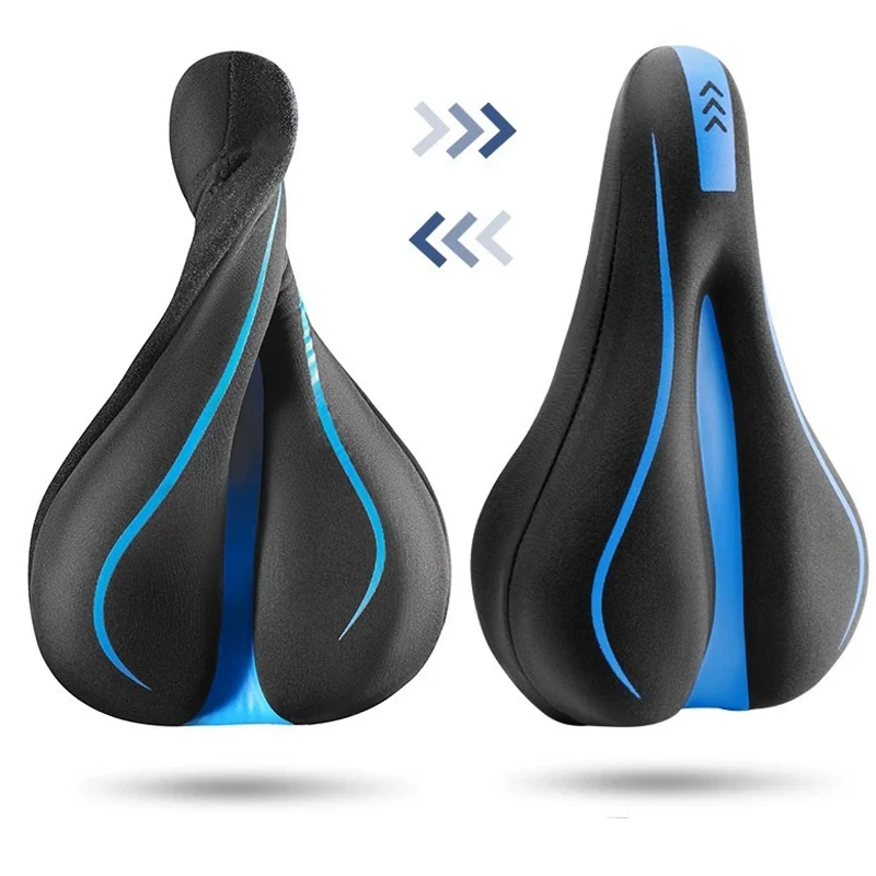 Elastische siliconen fietszadelhoes met zachte voering
