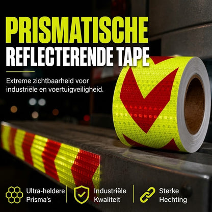 Waterdichte zelfklevende reflecterende pijltape 5 meter