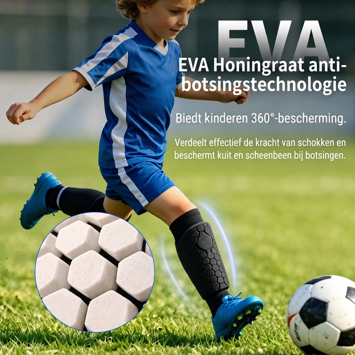 Junior scheenbeschermers voor voetbal
