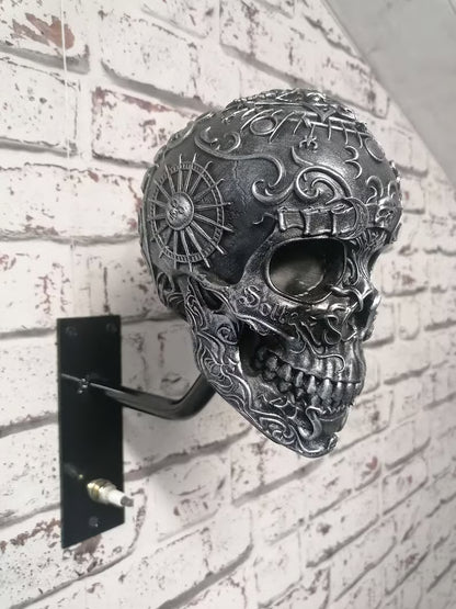 SkullRack Wandhouder voor Motorhelm en Jas