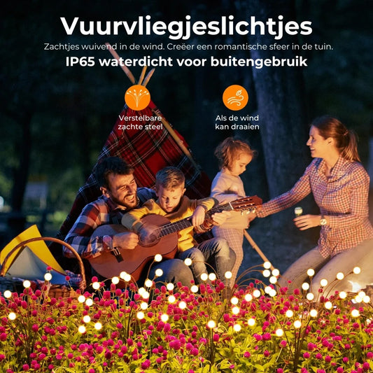 Vuurvliegjes solar tuinverlichting