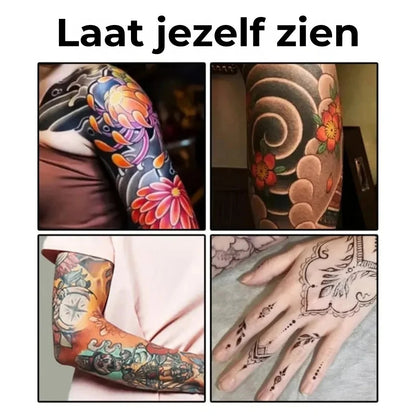 Tijdelijke tattoo pennenset met sjablonen