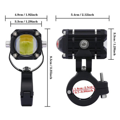 LED Fietslicht met Dubbele Lichtstraal