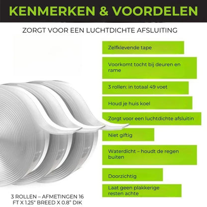 Zelfklevende Siliconen Tape