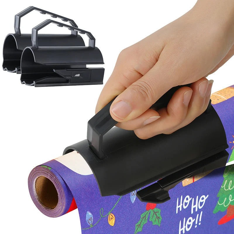 2 in 1 cadeaupapiersnijder met plakbanddispenser