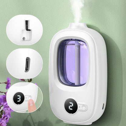 Automatische aromadiffuser voor frisse ruimtes