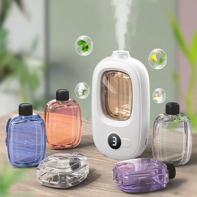 Automatische aromadiffuser voor frisse ruimtes