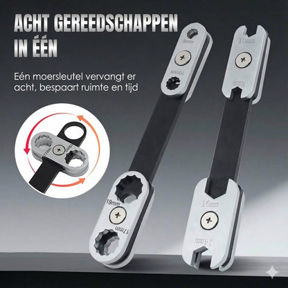 Multi-Function Adjustable Wrench for Cars